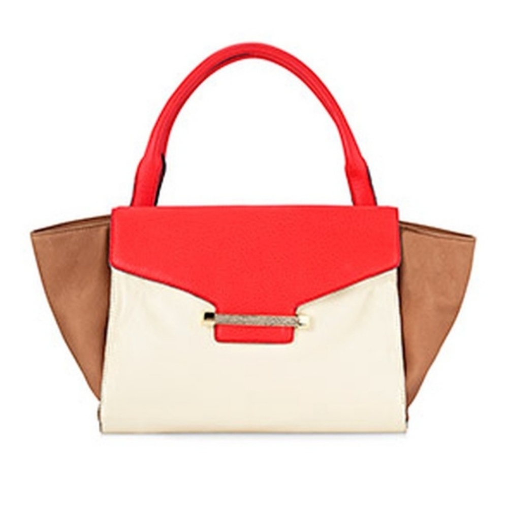 VINCE CAMUTO | Julia Leather Satchel | Colorblocked